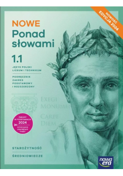 Nowe Ponad słowami Język polski Klasa 1 Część 1 Podręcznik Zakres podstawowy i rozszerzony
