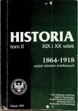 Historia XIX i XX wiek Tom II 1864 - 1918
