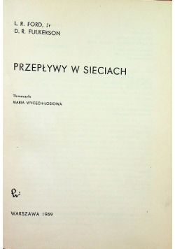 Przepływy w sieciach
