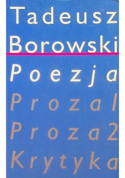 Borowski Poezja