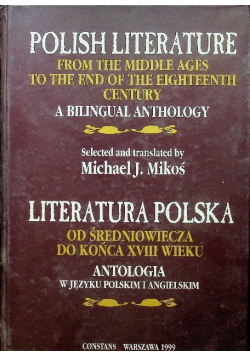 Literatura polska od średniowiecza do końca XVIII wieku