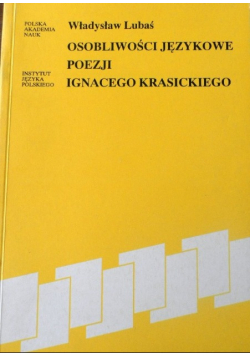 Osobliwości językowe poezji Ignacego Krasickiego