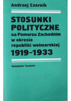 Stosunki polityczne