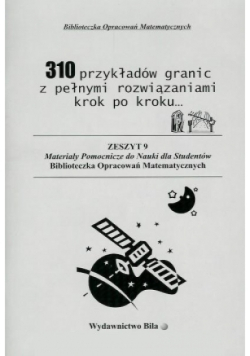 310 przykładów granic z pełnymi rozwiązaniami krok po kroku