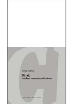 Nic nic ontologia na marginesach Leśmiana