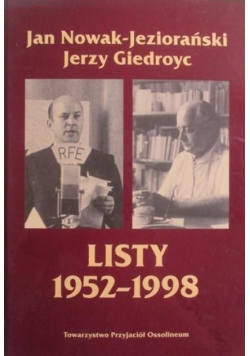 Nowak-Jeziorański,  Giedroyc Listy 1952-1998