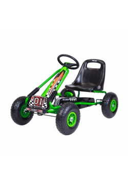 Gokart na pedały Baby Mix Razor zielony
