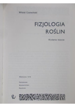 Fizjologia roślin