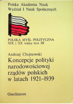 Koncepcje polityki narodowościowej rządów polskich