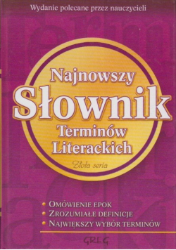 Najnowszy słownik terminów literackich