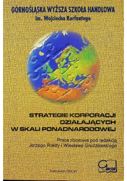 Strategie korporacji działających w skali ponadnarodowej
