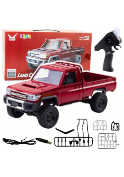 Terenówka RC 4x4 czerwona 1:12