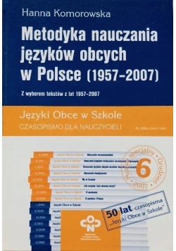 Metodyka nauczania języków obcych w Polsce 1957 do 2007 Nr 6/07