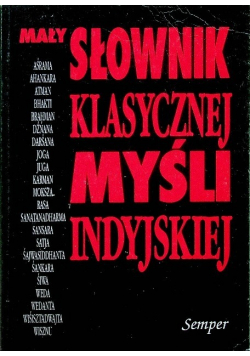 Mały słownik klasycznej myśli indyjskiej