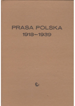 Prasa polska 1918-1939