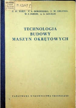 Technologia budowy maszyn okrętowych