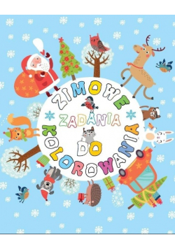 Zimowe zadania do kolorowania