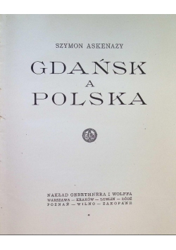 Gdańsk a Polska 1919 r.