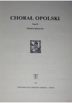 Chorał Opolski Tom II