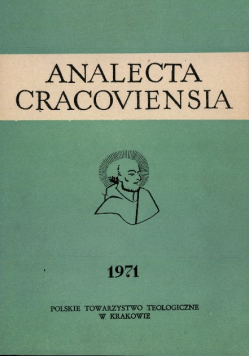 Analecta cracoviensia