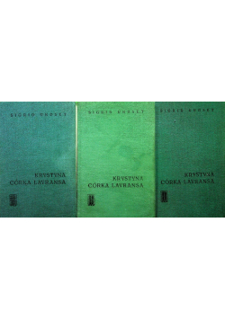 Krystyna Corka Lavransa Tom 1 do 3