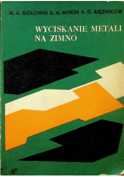 Wyciskanie metali na zimno
