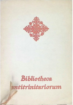 Bibliotheca antitrinitariorum