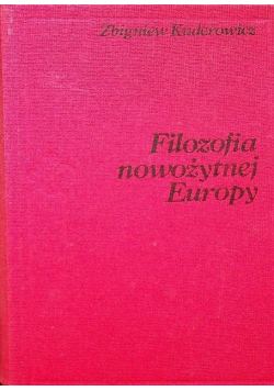 Filozofia nowożytnej Europy