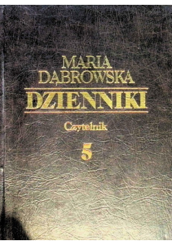 Dąbrowska Dzienniki Tom 5