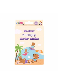 Cienkopisy Kapibara 8szt
