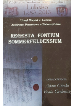 Regesta fontium sommerfeldensium