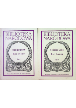 Bracia Karamazow Tom 1 i 2