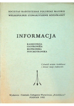 Informacja radiestezja geotronika biotronika psychotronika