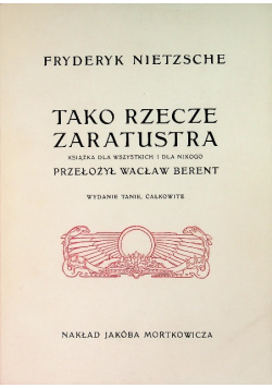Tako Rzecze Zaratustra