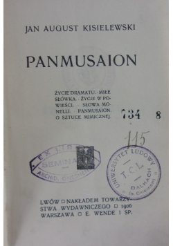 Panmusaion, 1906r.