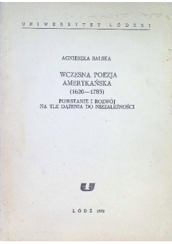 Wczesna poezja amerykańska