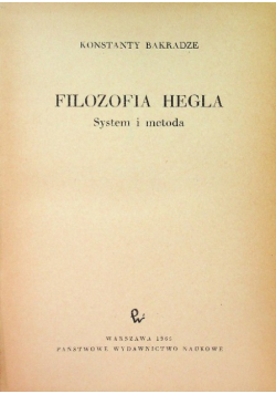 Filozofia Hegla