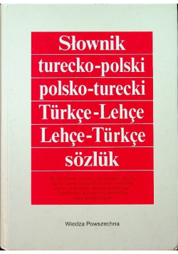 Słownik turecko polski polsko turecki