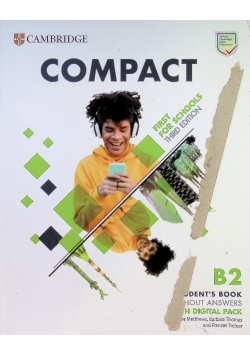 Compact First For Schools B2 First Student's Book without Answers with Digital Pack