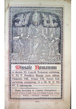 Missale Romatum 1914 r