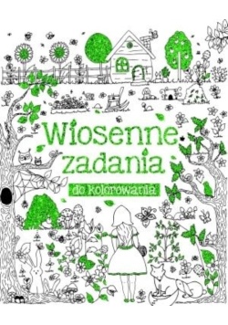 Wiosenne zadania do kolorowania