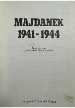 Majdanek 1941 - 1944