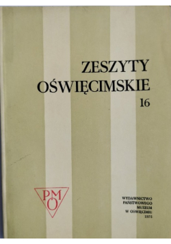 Zeszyty oświęcimskie 16