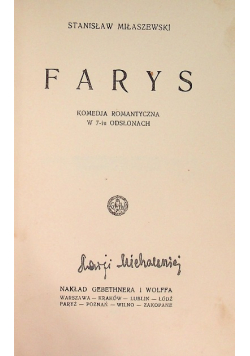 Farys 1928 r.