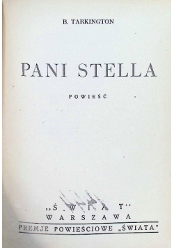 Pani Stella 1934 r.