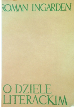 O dziele literackim