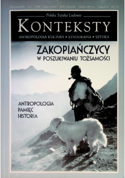 Konteksty Nr 1 / 13 Zakopiańczycy w poszukiwaniu tożsamości