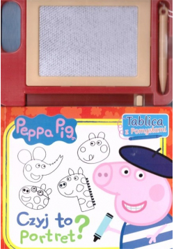 Peppa Pig. Tablica z pomysłami. Czyj to portret?
