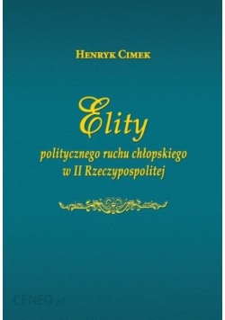 Elity politycznego ruchu chłopskiego w II Rzeczypospolitej