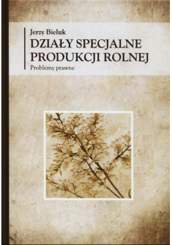 Działy specjalne produkcji rolnej